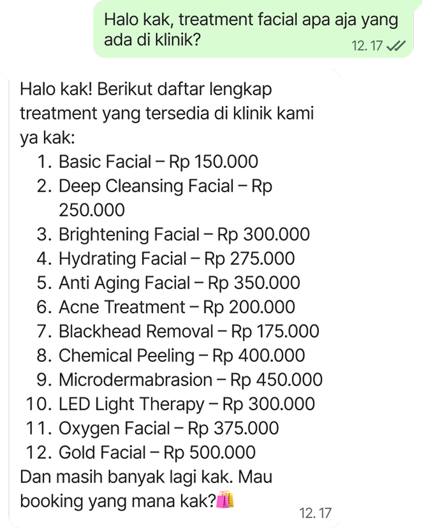 Other chatbot response