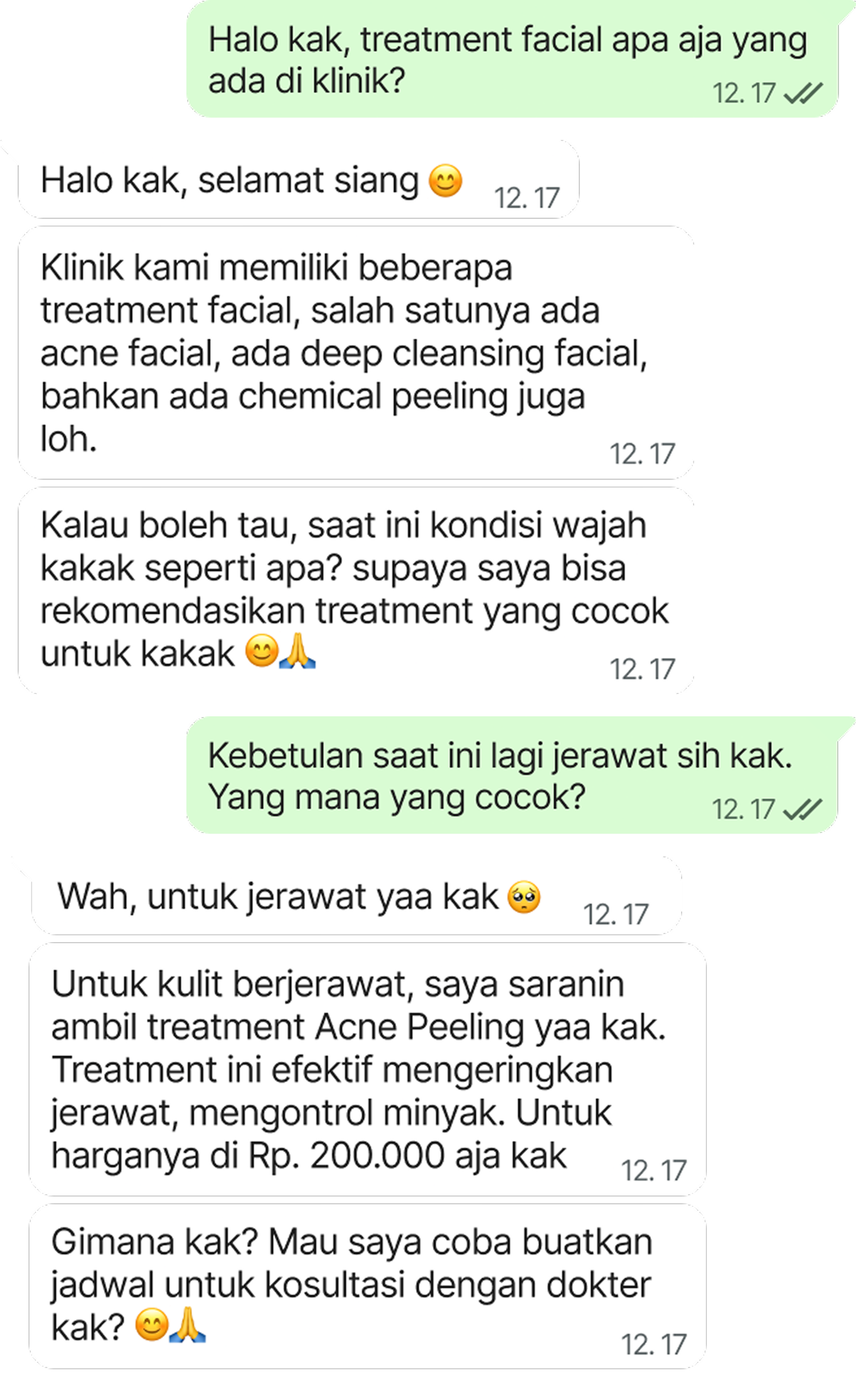 Clinicly AI chat response